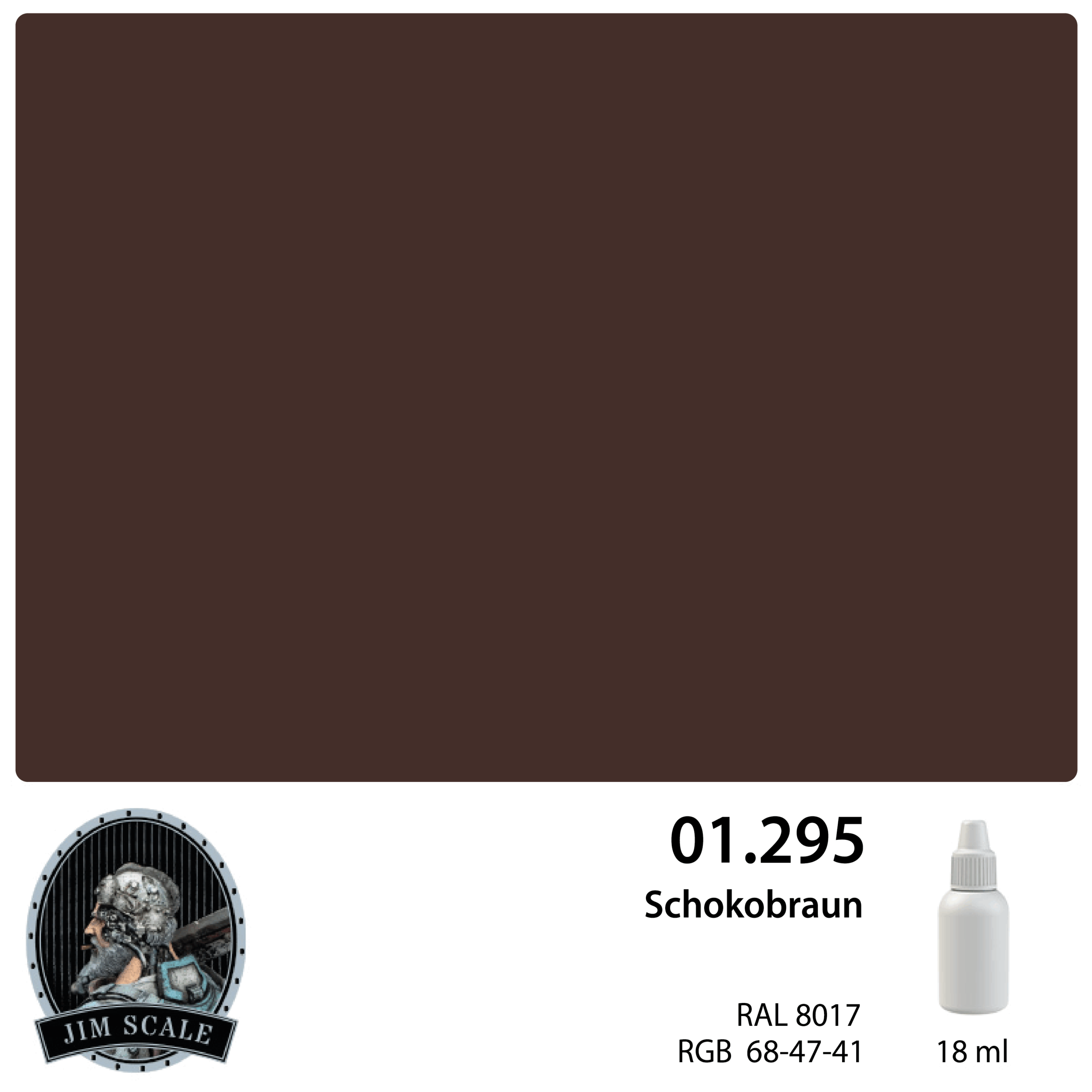 01_295 Schokobraun RAL 8017 — изображение 1